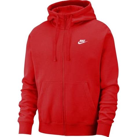 Rot Hoodies. Nike DE